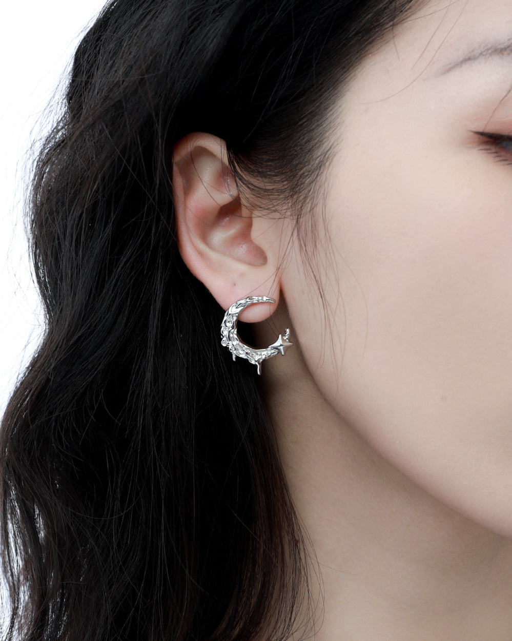 Melting Moon Earrings