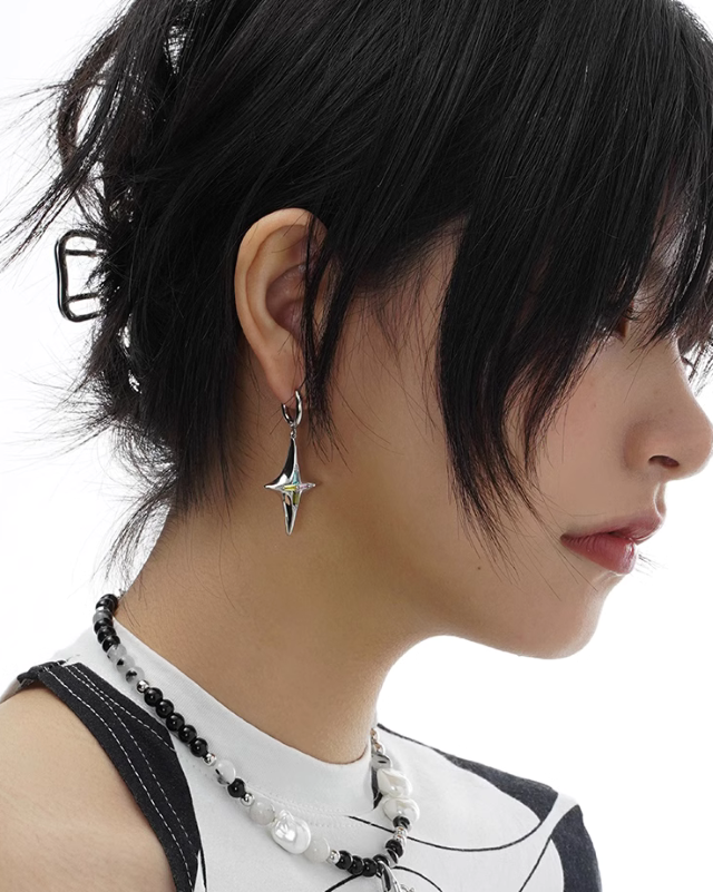 Astral Starburst Colored Earrings