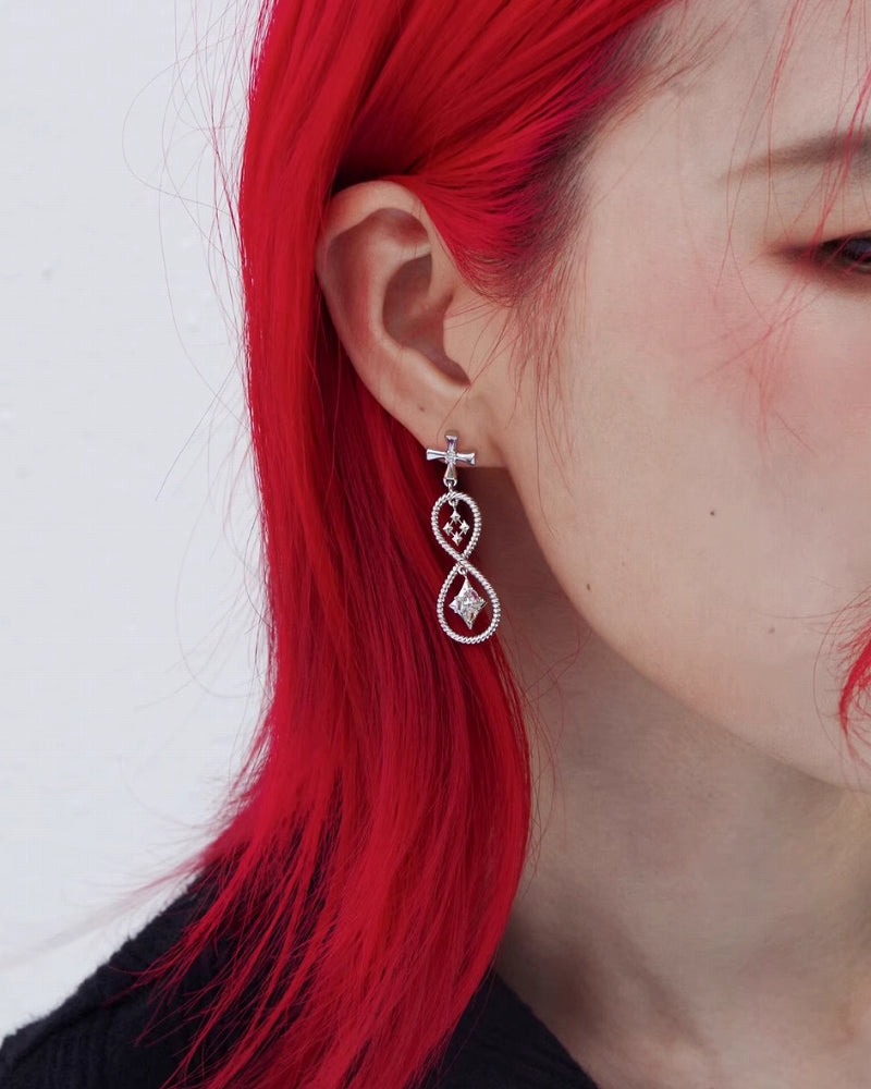 Summons The Protoss Cross Star Earrings
