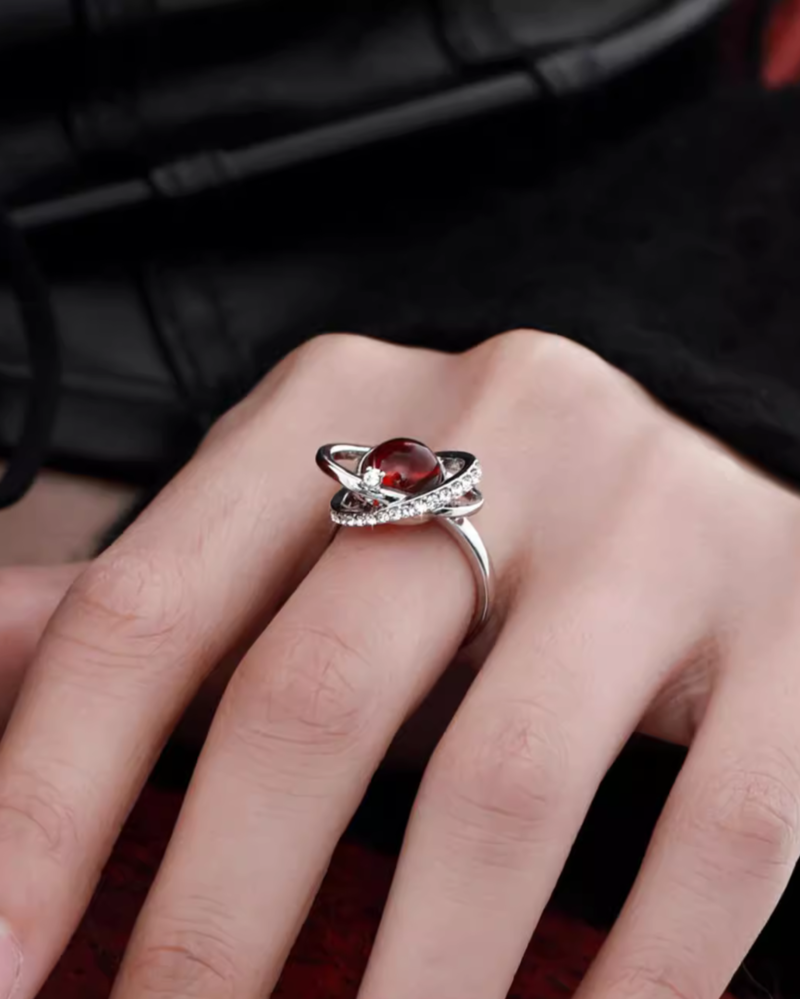 Stellar Red Open Ring