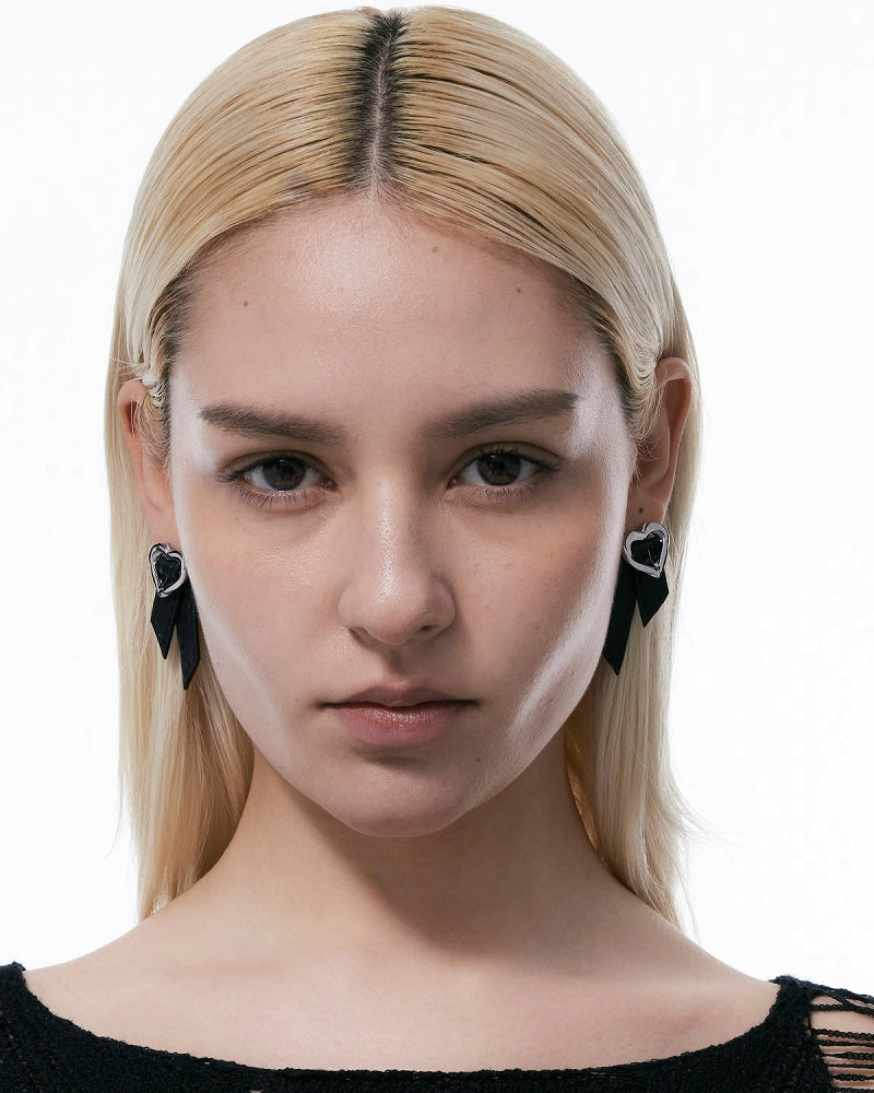 B Label Love Leather Earrings