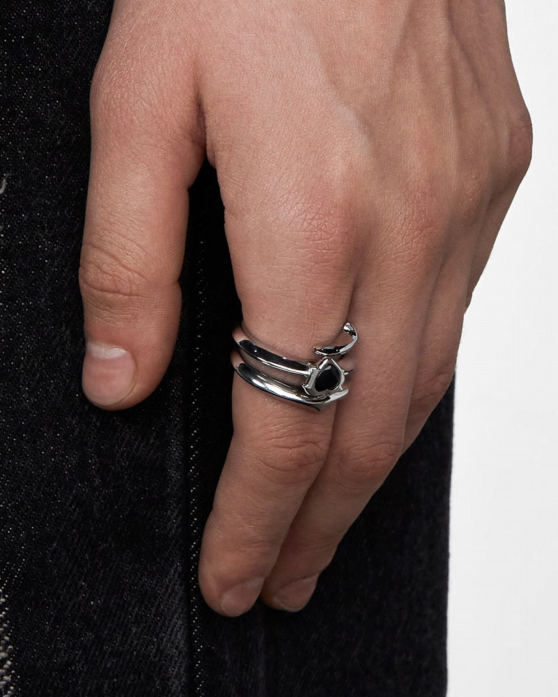 Lover Spiked Heart Ring