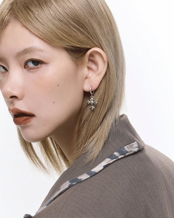 Skull Cross Earrings