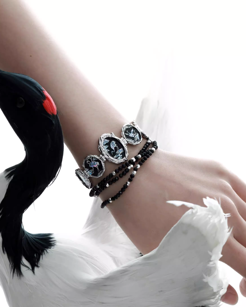 Floating Crane Bracelet