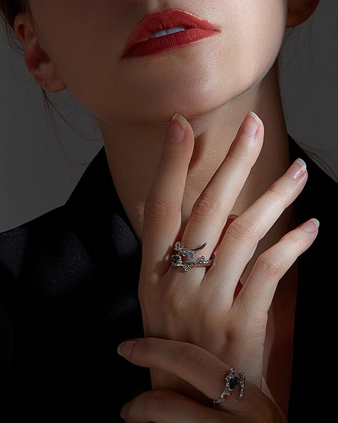 Lunar Eclipse Stone Ring