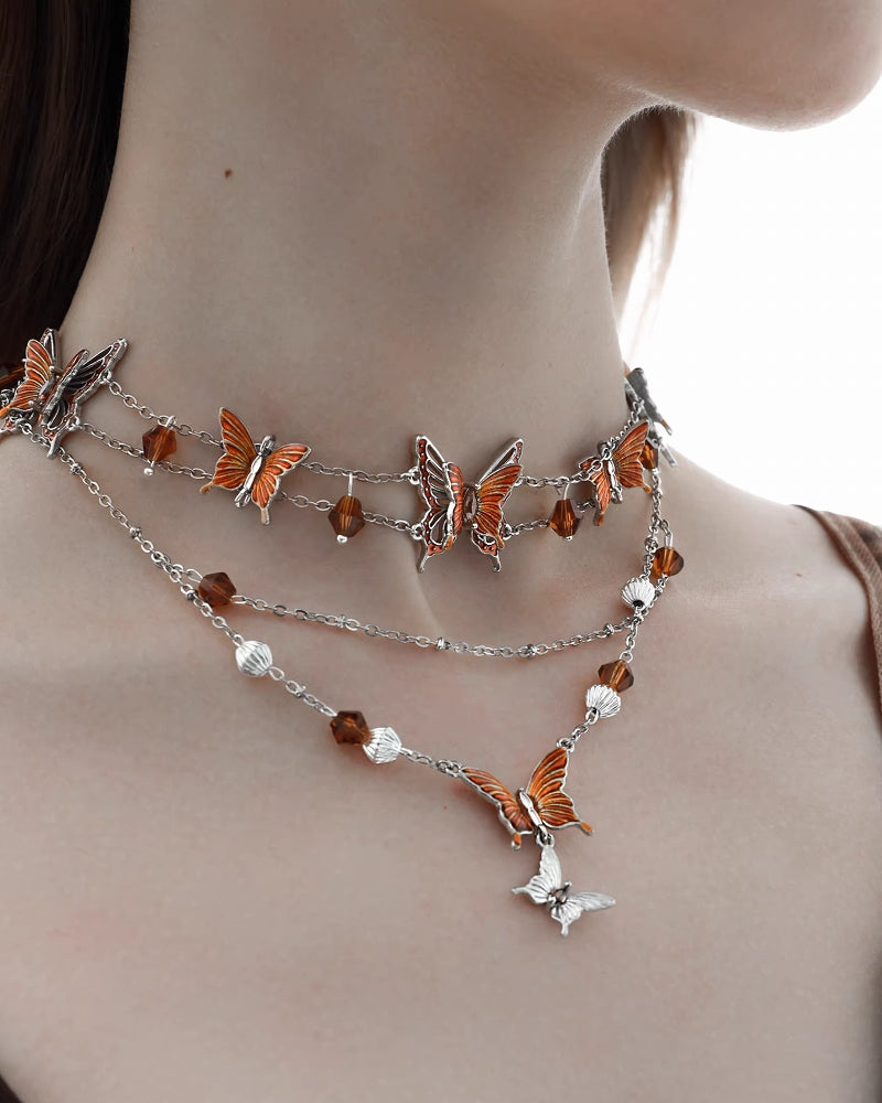 Rebirth of Desolation Butterfly Choker & Necklace
