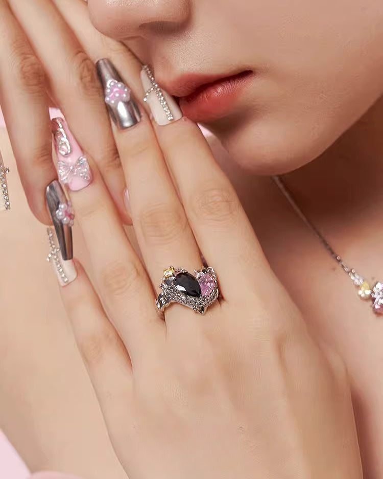 Cake Treasure Party Heart Ring