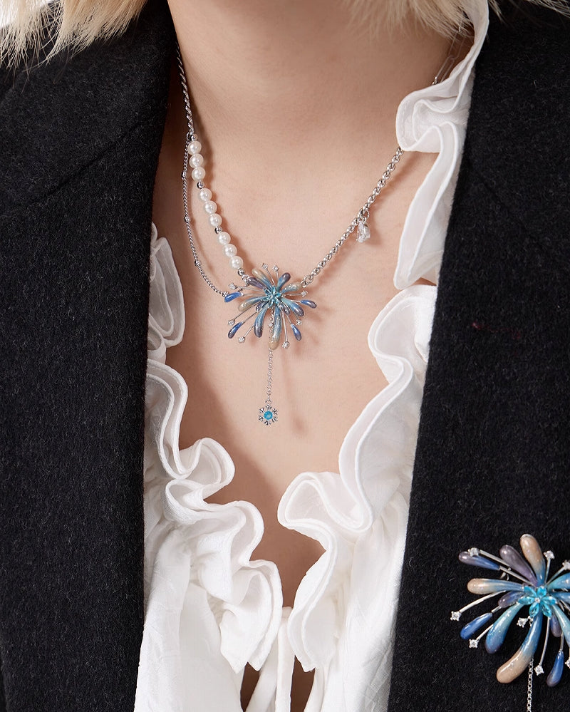Star Fireworks Tassel Necklace