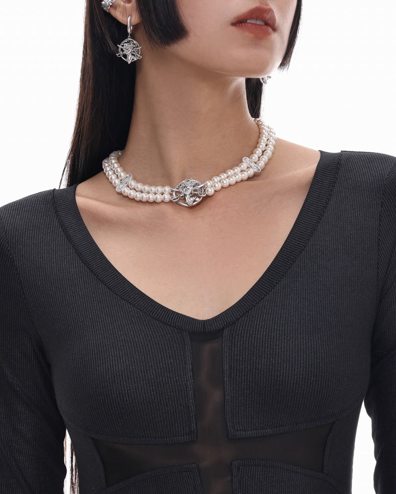 Medusa Sword Necklace