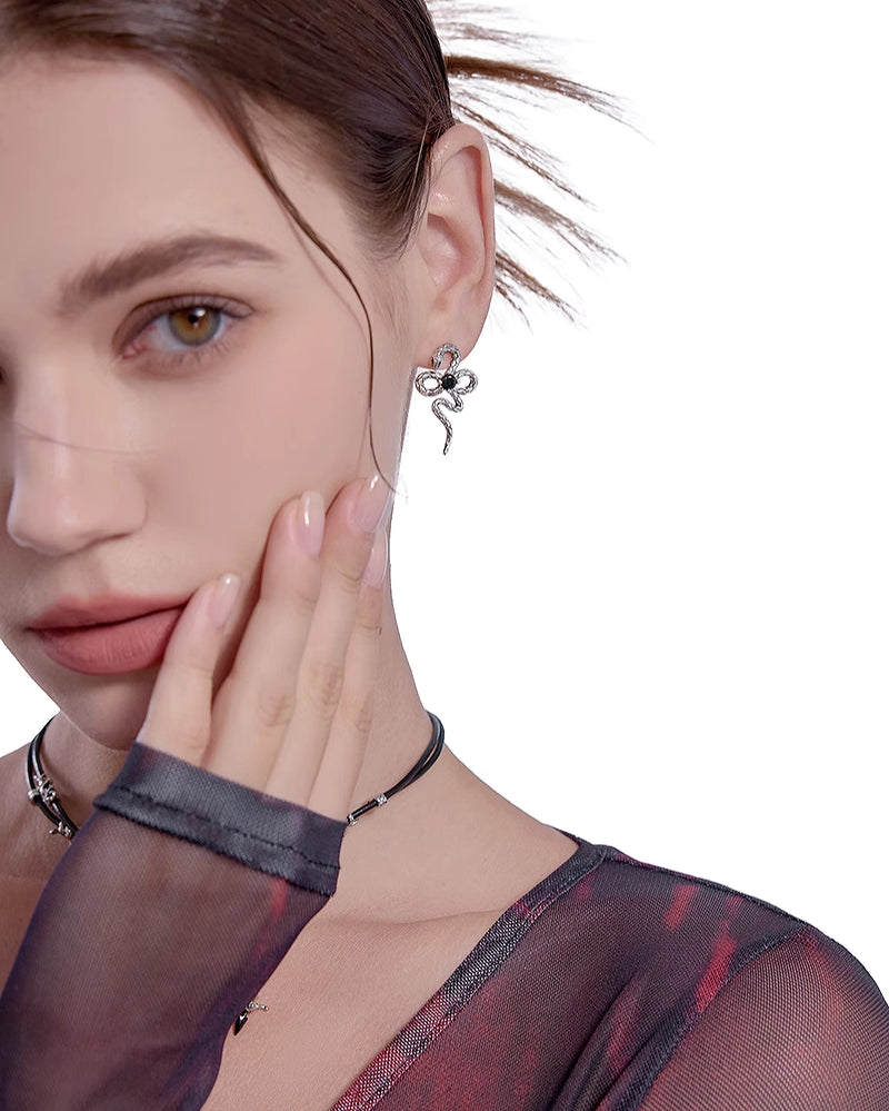 Thorn Snake Earrings