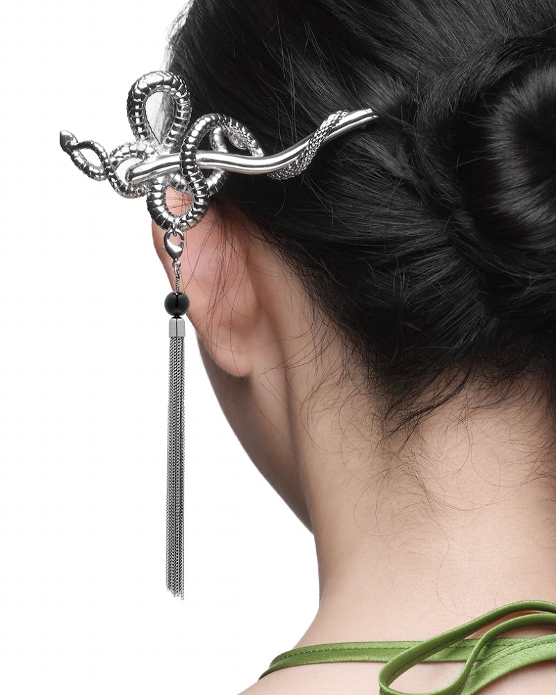 Spirit Snake Tassel Hairpin