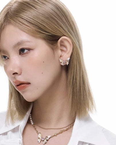 Butterfly Rose Earrings