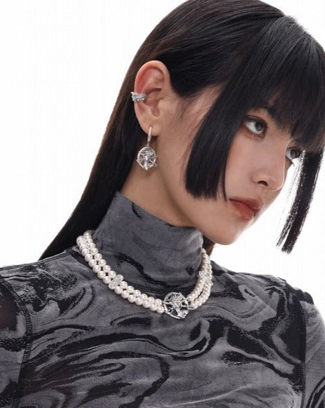 Medusa Sword Earrings