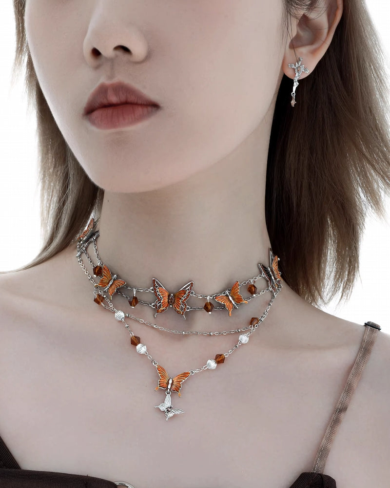 Rebirth of Desolation Butterfly Choker & Necklace
