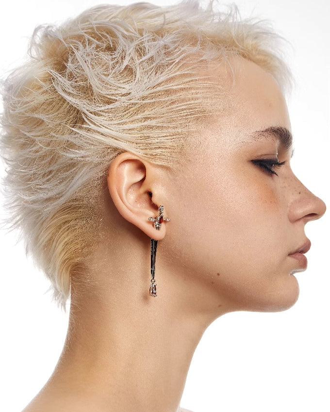 Pure Love God Of War Long Sword Earrings