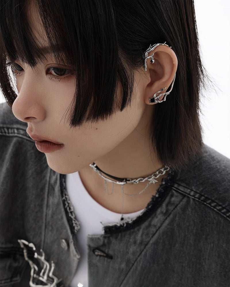 Taboo Spider Silk Earrings