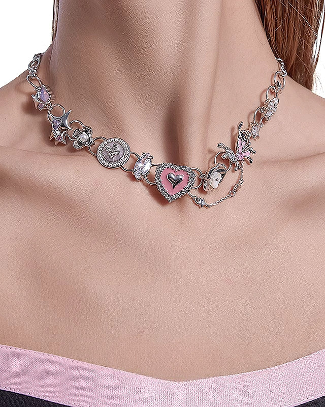 Love Star Butterfly Necklace