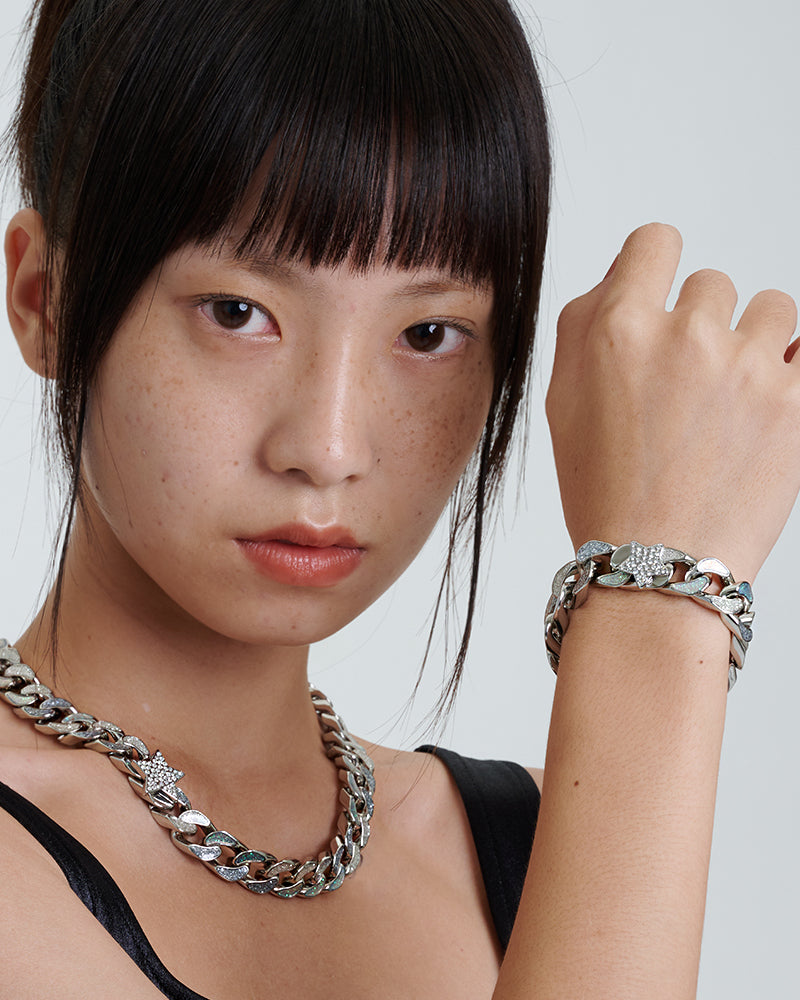 Fine Flash Star Bracelet