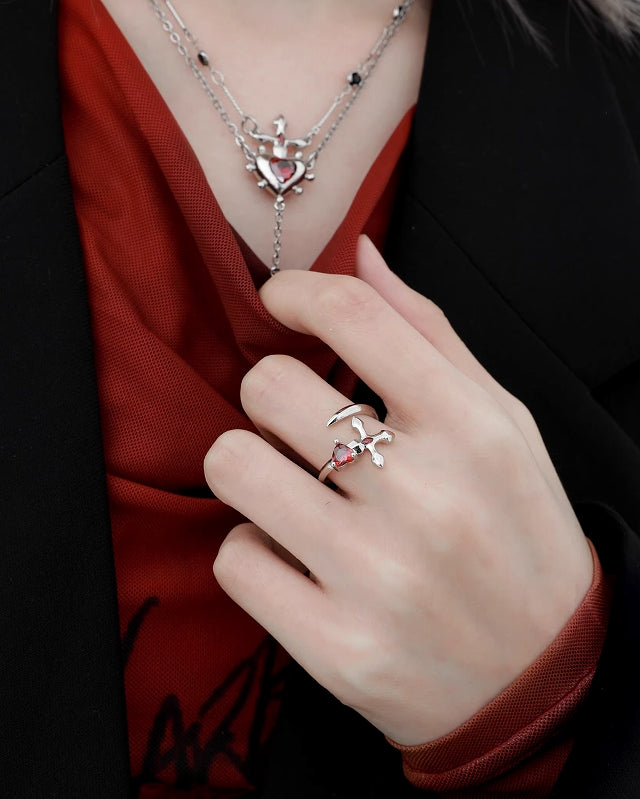 Forbidden Love Heart Ring