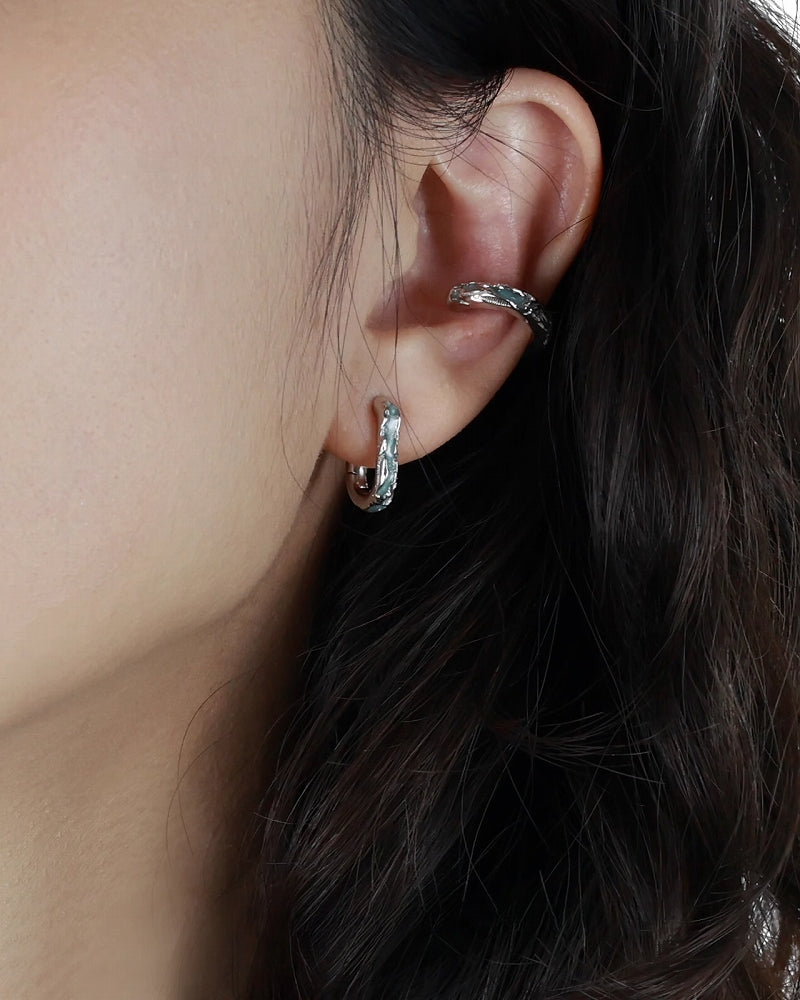 Blue Waves Ocean Earrings