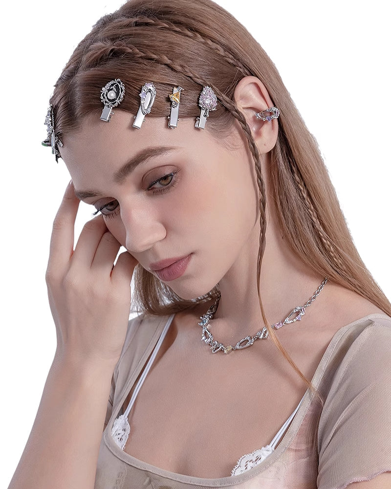 Fairy Tale Colorful Dopamine Mini Hair Clip