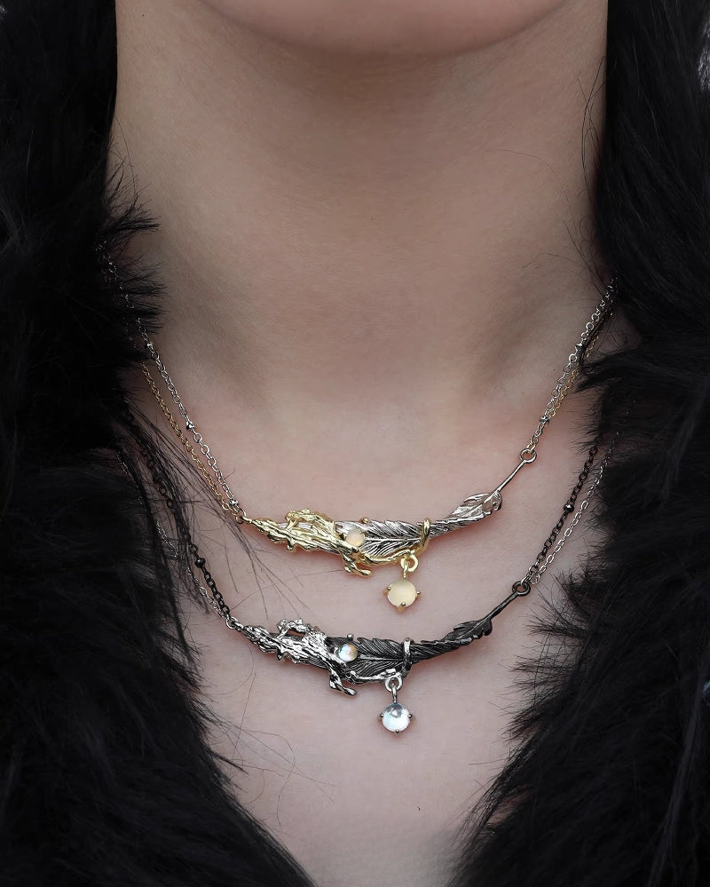 Wings Feather Necklace
