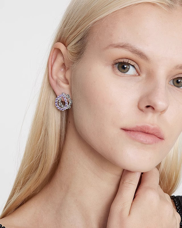 Secret Garden Rose Garland Earrings02