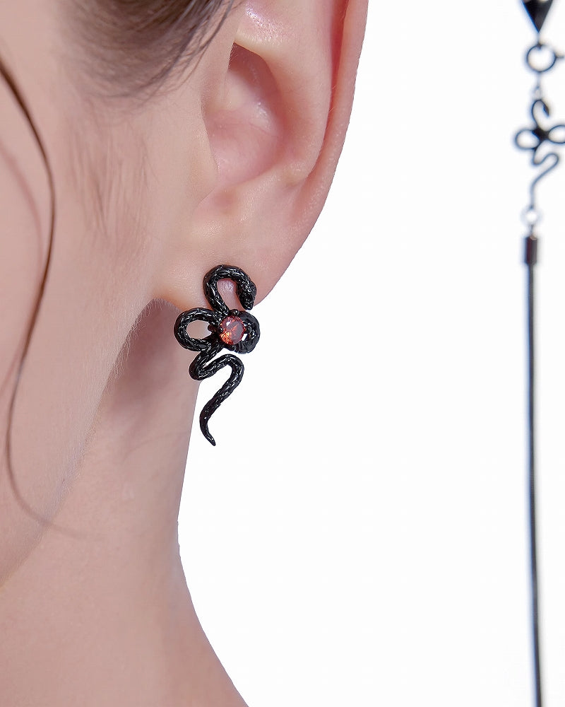 Thorn Snake Earrings