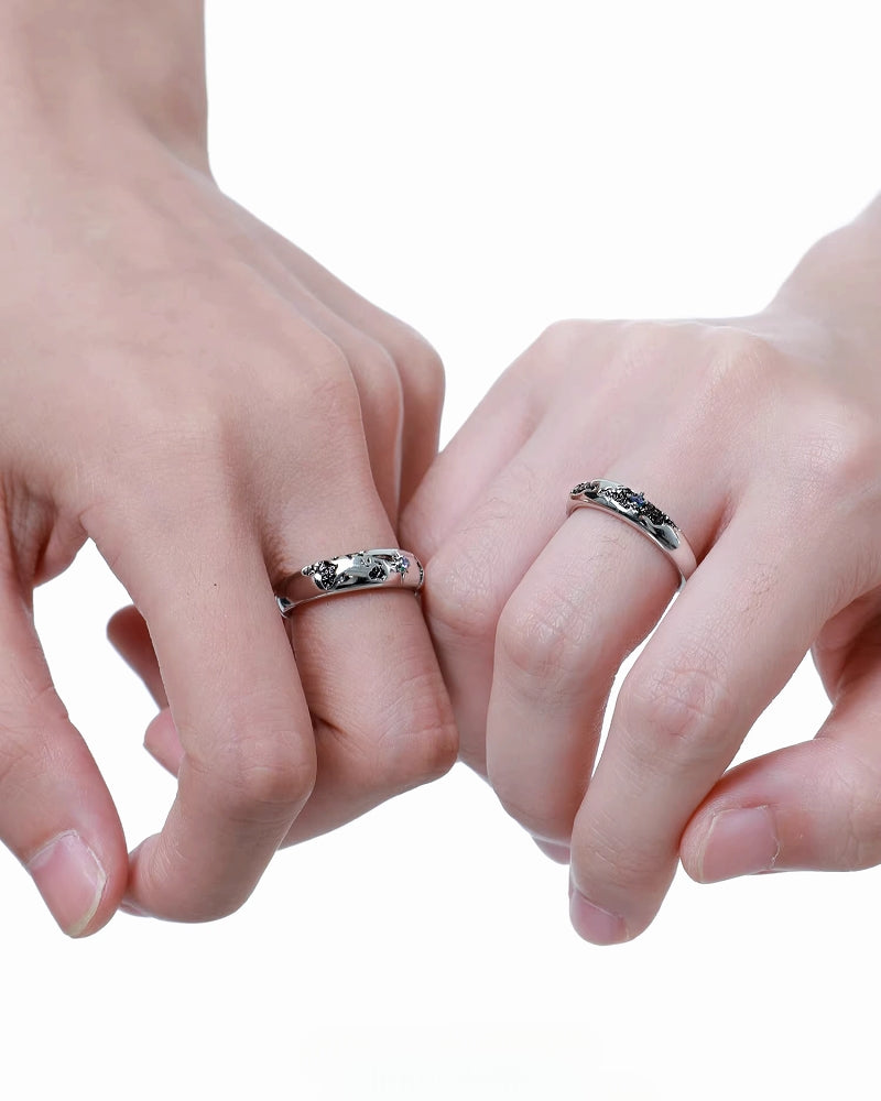 Star Map Pair Ring