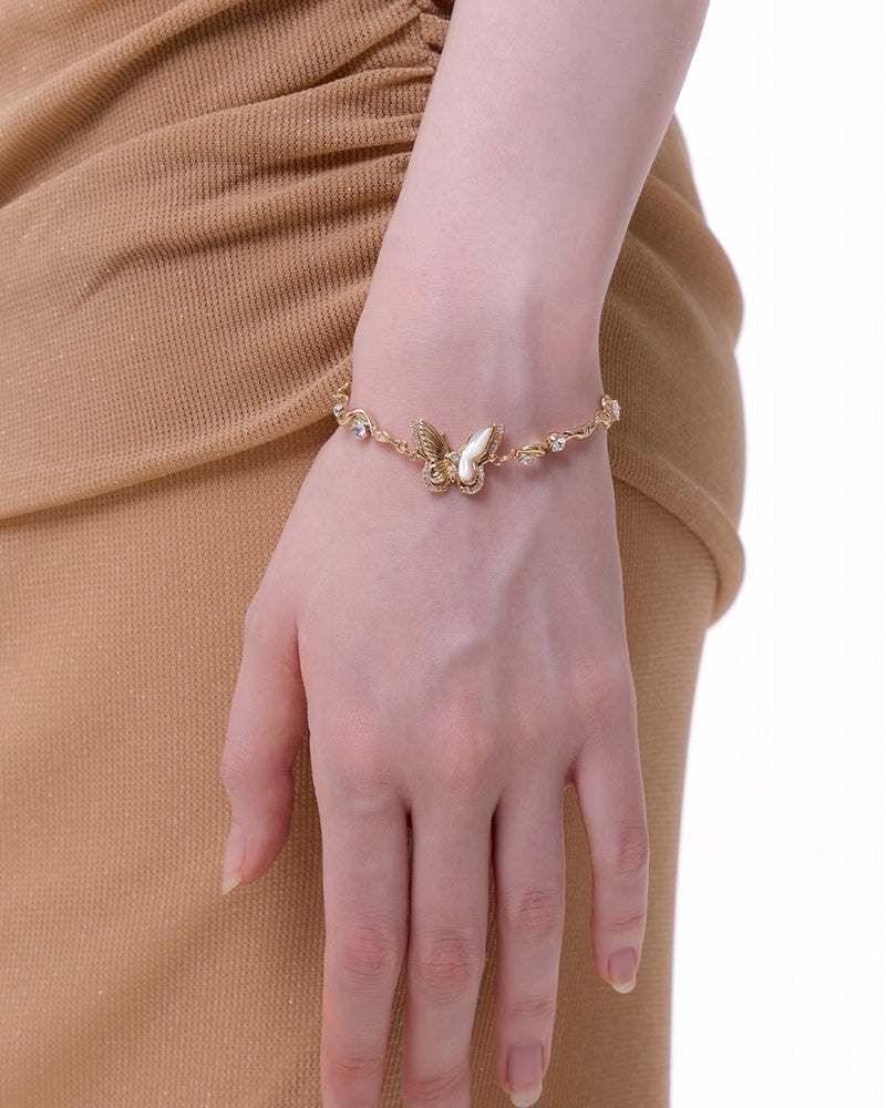Golden Butterfly Bracelet