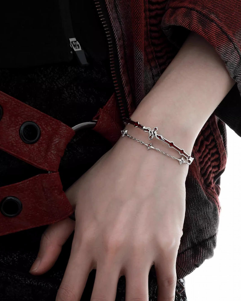 Hunting Snake Cross Bracelet