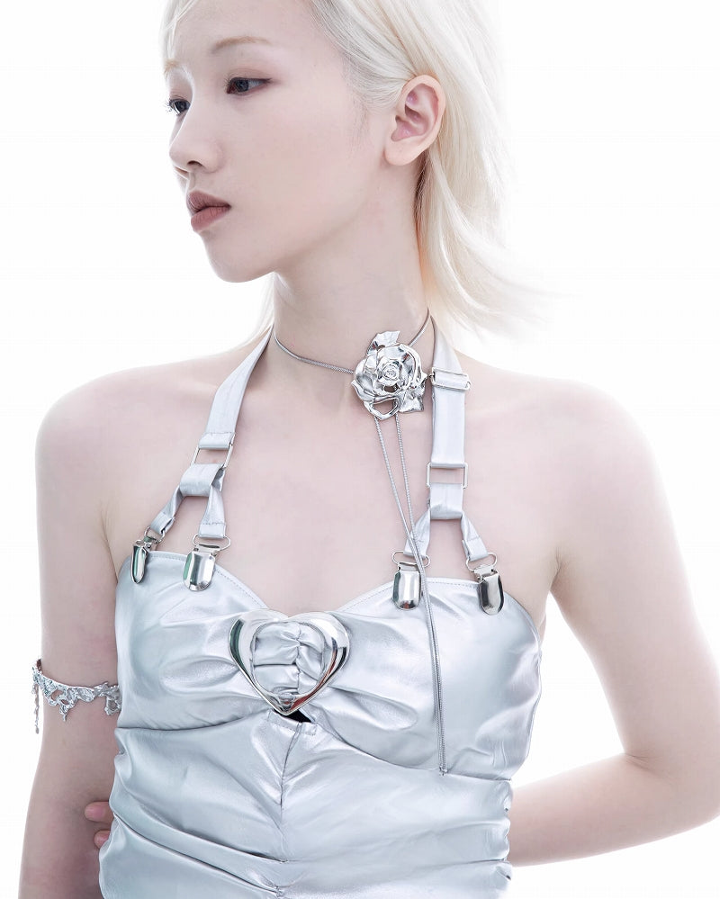 Forbidden Rose Pull Necklace