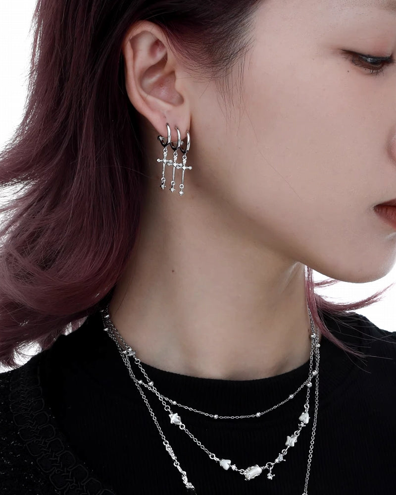 Forbidden Cross Multi Earrings