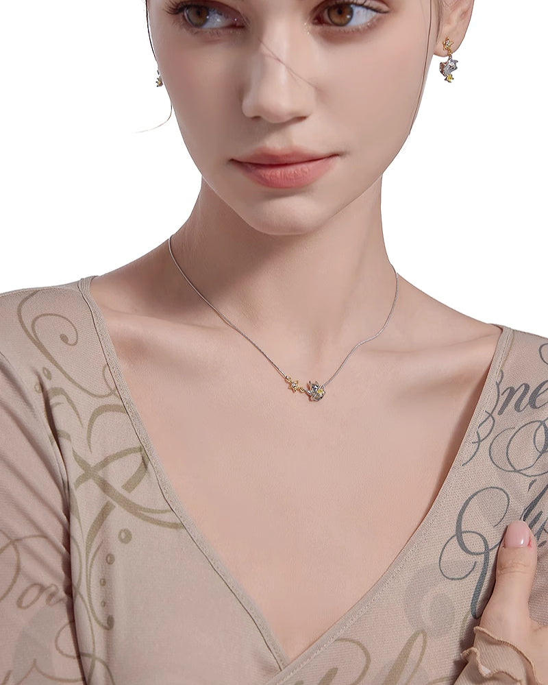 Carnival Party Devil Star Necklace 02