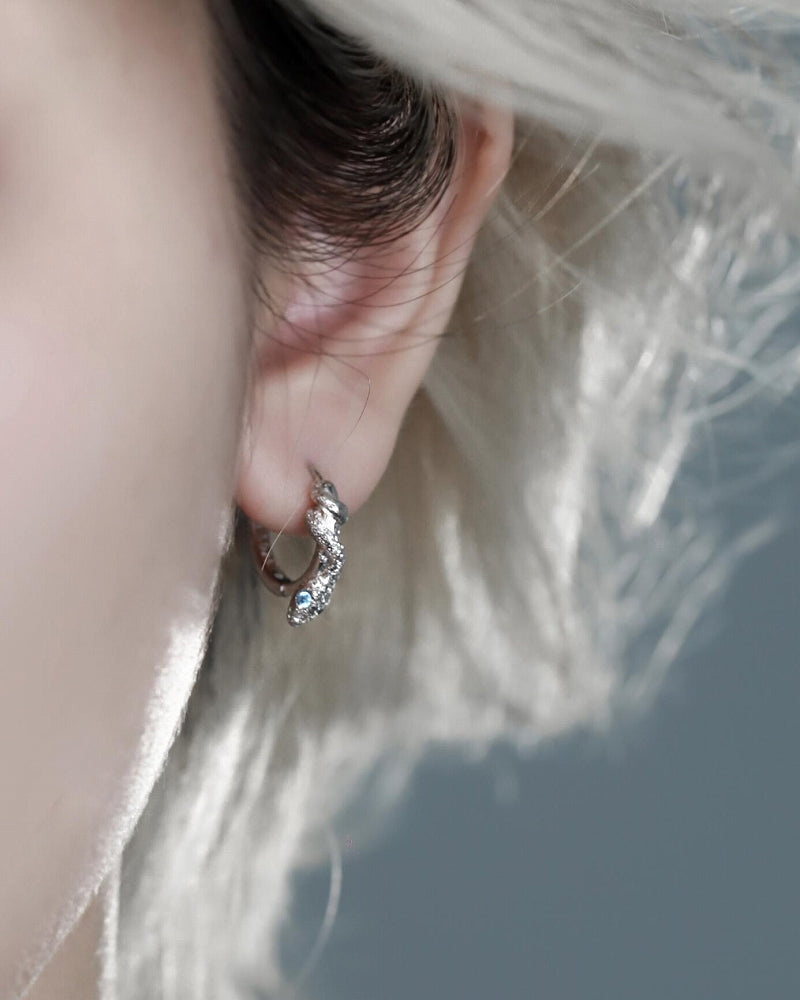 Ice Snake Earrings