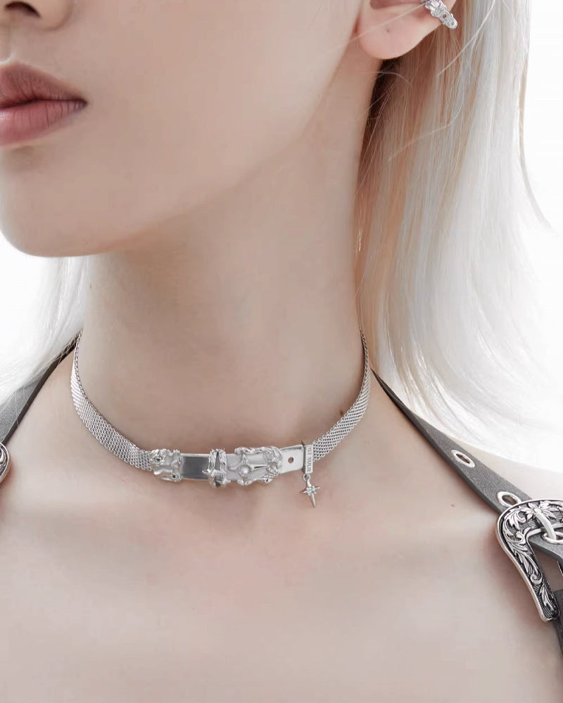 Star Trail Four Pointed Choker