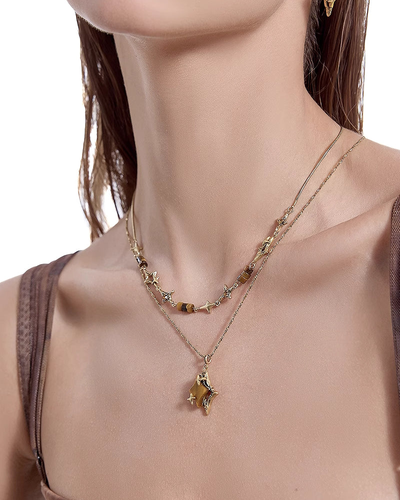Nostalgia Star Layer Necklace
