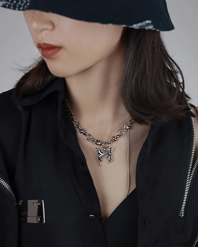Liquid Butterfly Necklace