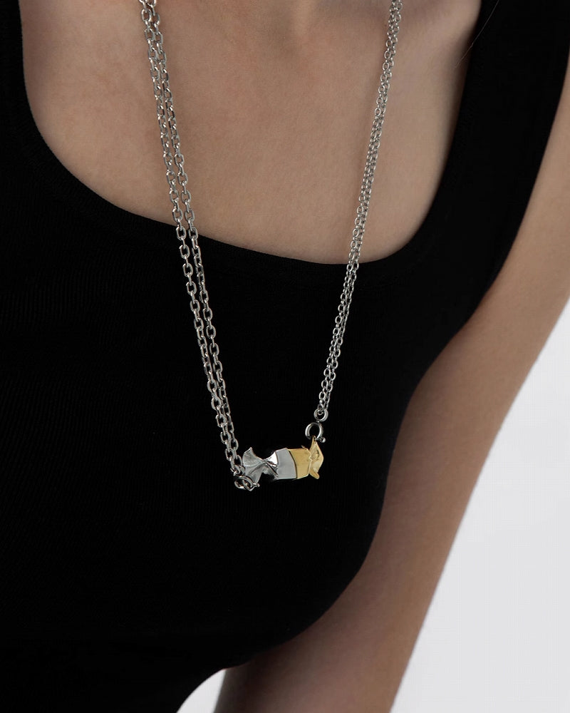Valentine's Day Capsule Candy Love Necklace