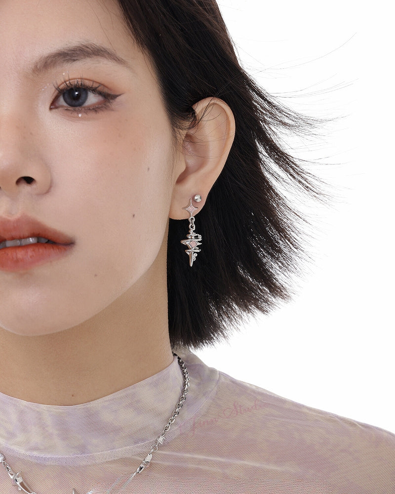 Star Twine Tree Earrings