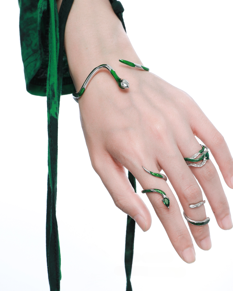 Green Snake Bracelet02
