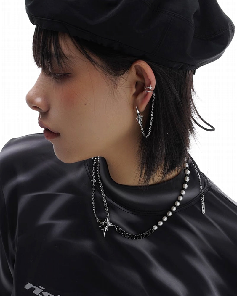 Astral Starburst Cuff & Earring