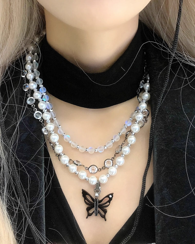 Star Butterfly Layer Necklace