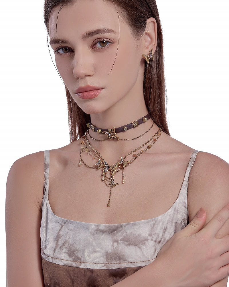 Nostalgia Retro Butterfly Earrings