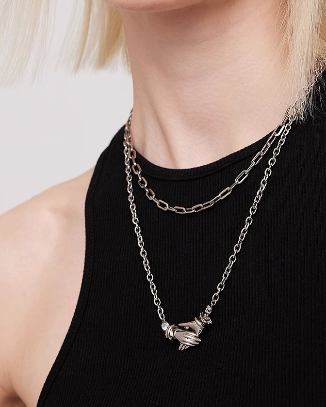 Black Glove Magic Necklace