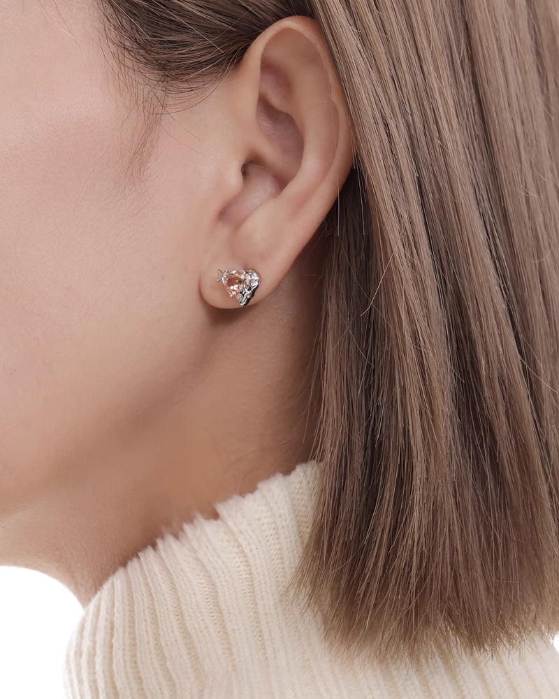 Mystery Orange Love Earrings