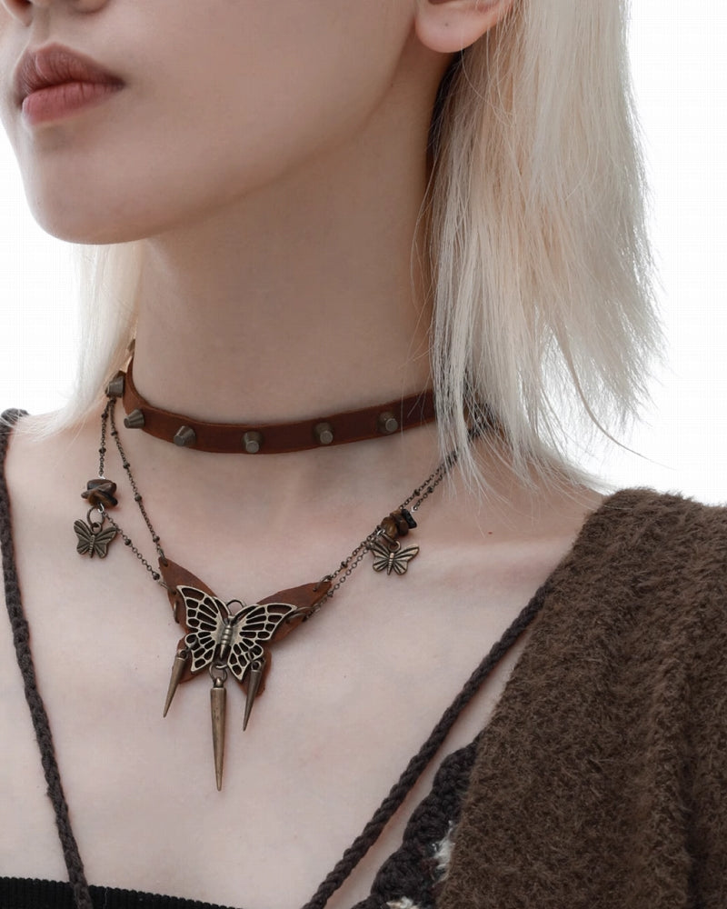Wasteland Butterfly Island Choker & Necklace