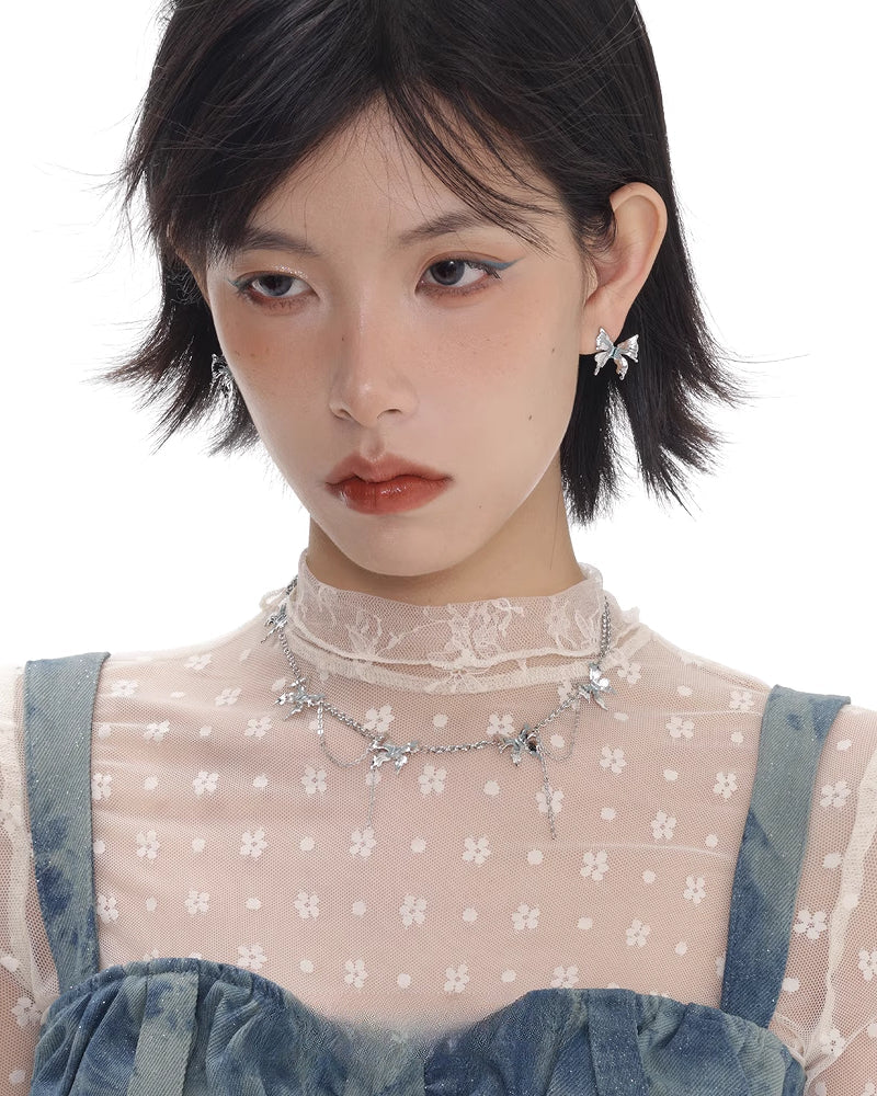 Alien Butterfly Necklace