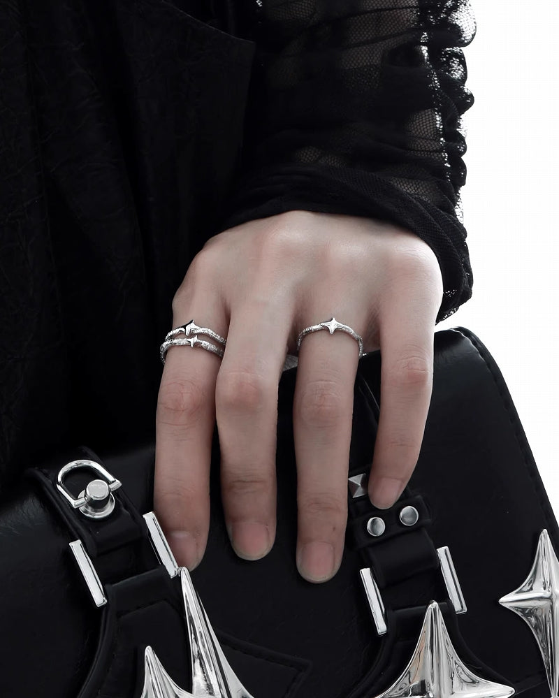 Four Pointed Star Ring