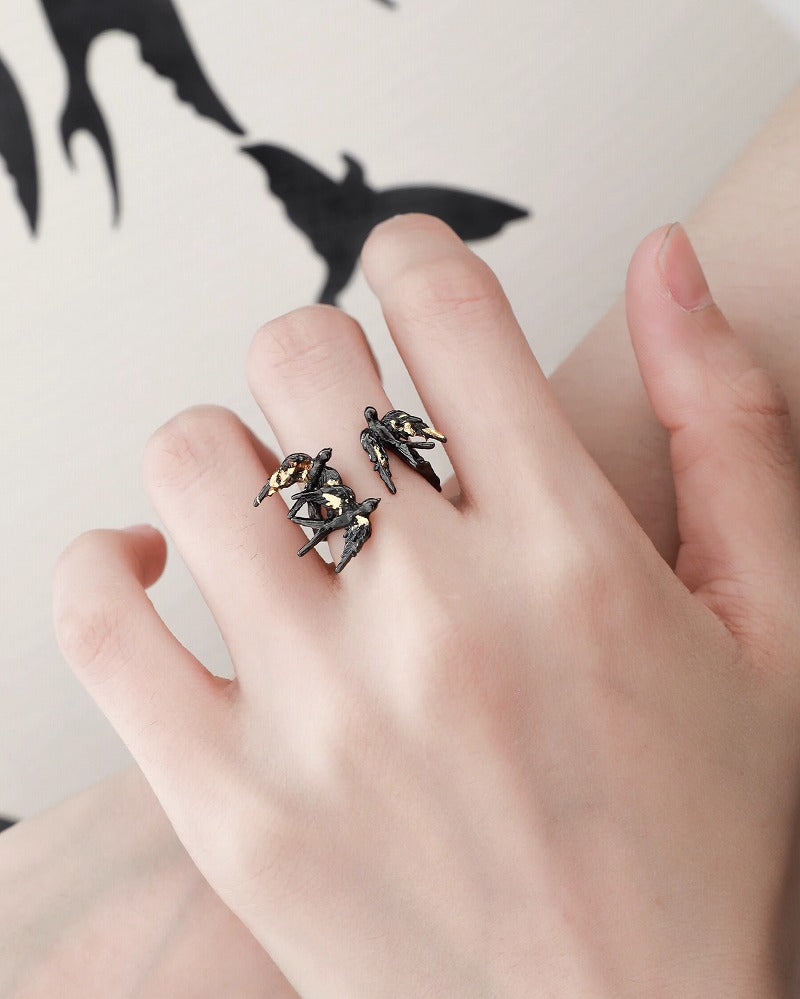 Swallow Open Ring